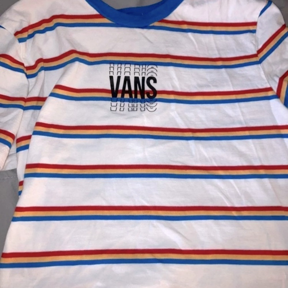 Vans tshirt rainbow